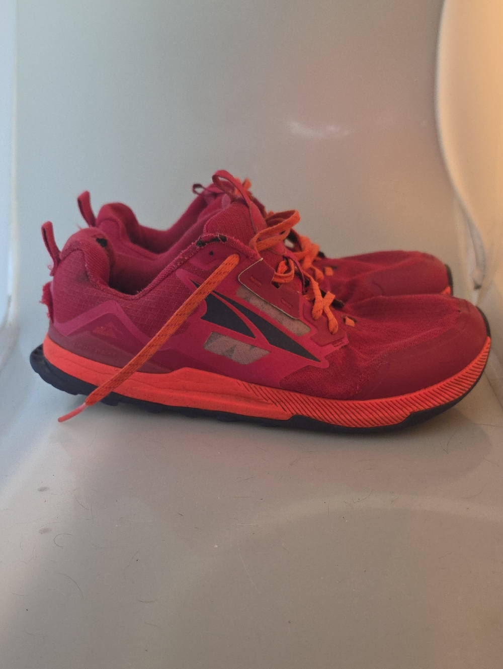Altra Women's Red and Orange Athletic Running Shoes